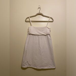 LOW CLASSIC Classic White Mini Dress. Size M